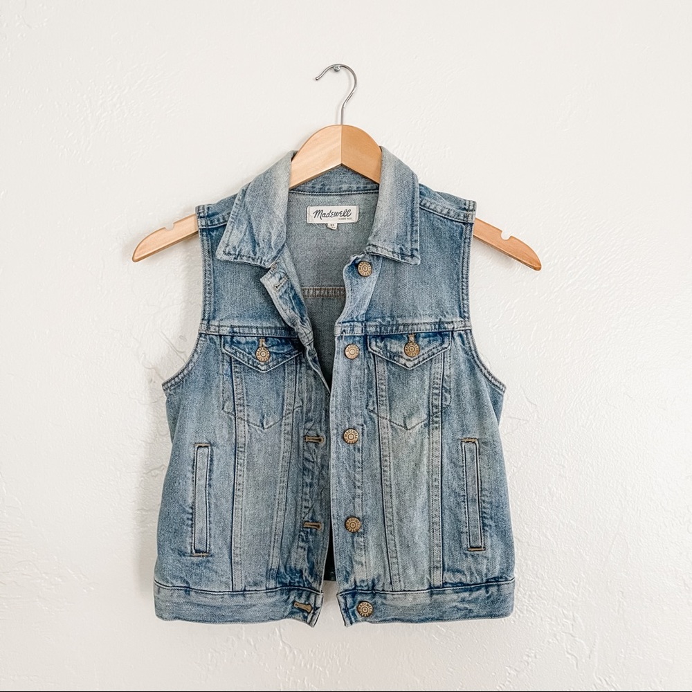 [madewell] denim vest
